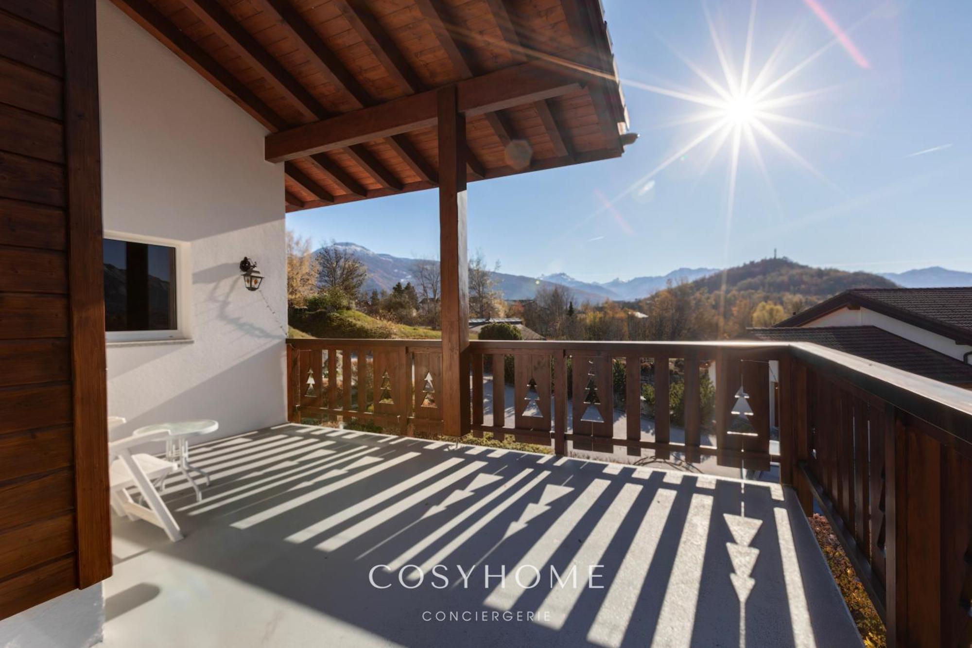 Chalet Des Alpes - Sunset View - ครองส์มอนตานา ภายนอก รูปภาพ
