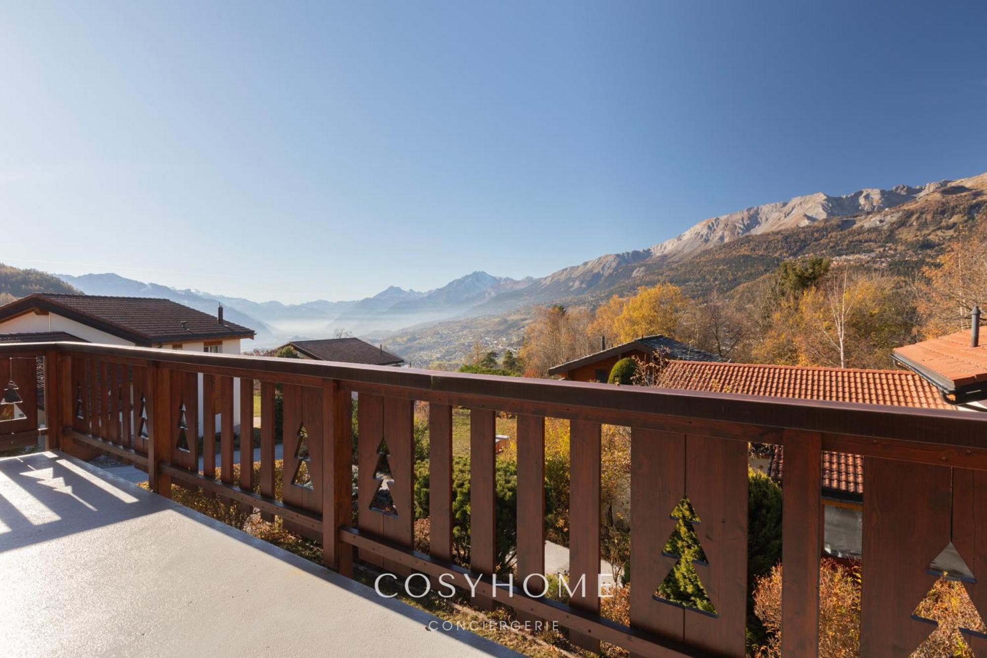 Chalet Des Alpes - Sunset View - ครองส์มอนตานา ภายนอก รูปภาพ